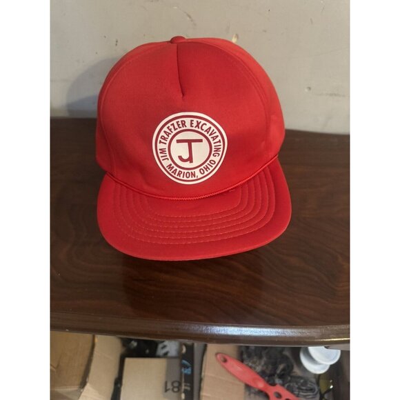 Jim Trafzer Excavating Marion Ohio Snap Back Hat - Picture 8 of 8